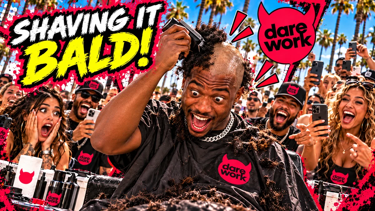 SHAVING IT BALD!